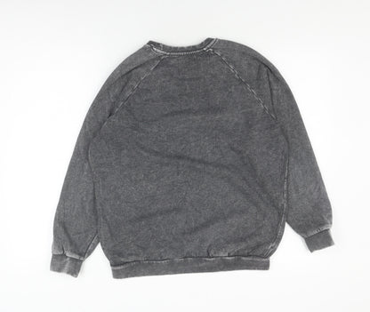 Jack Wills Girls Black Pullover Sweatshirt 12-13Y Logo