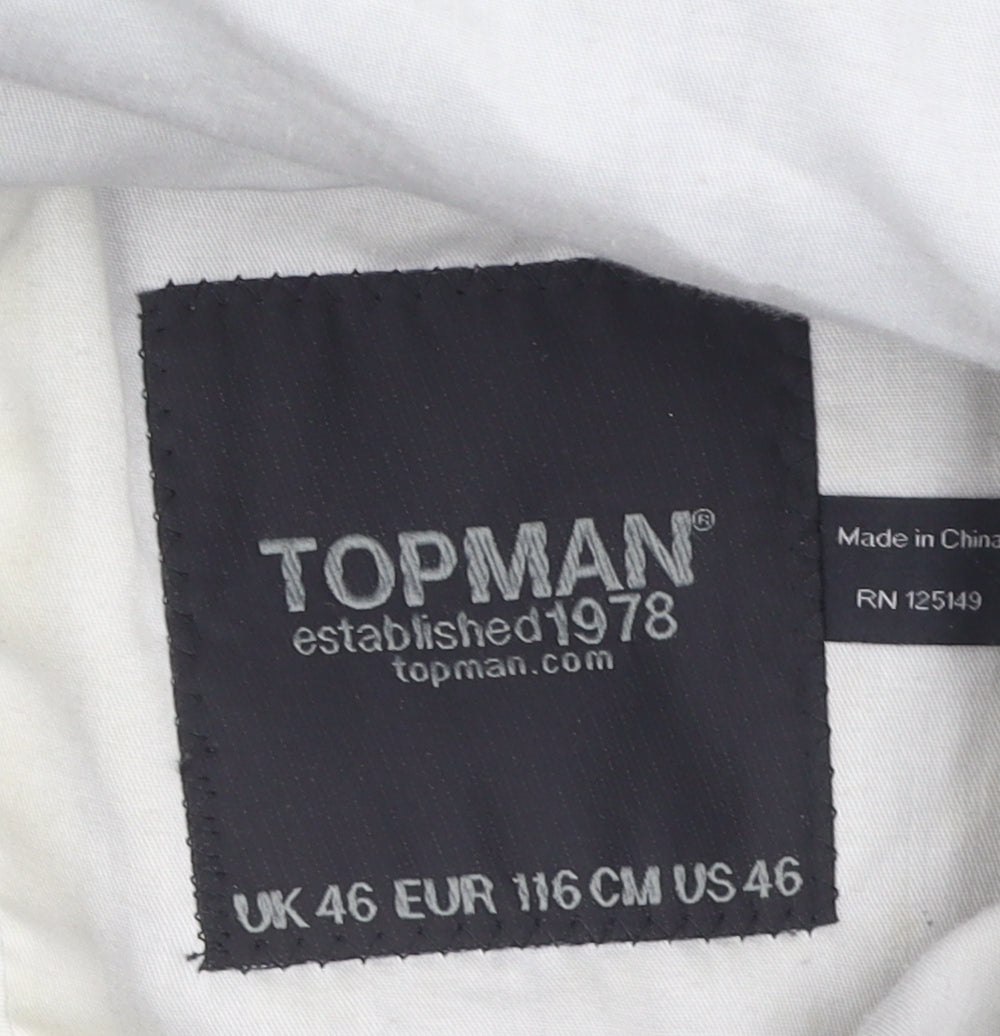 Mens UK Size 46 Topman Grey