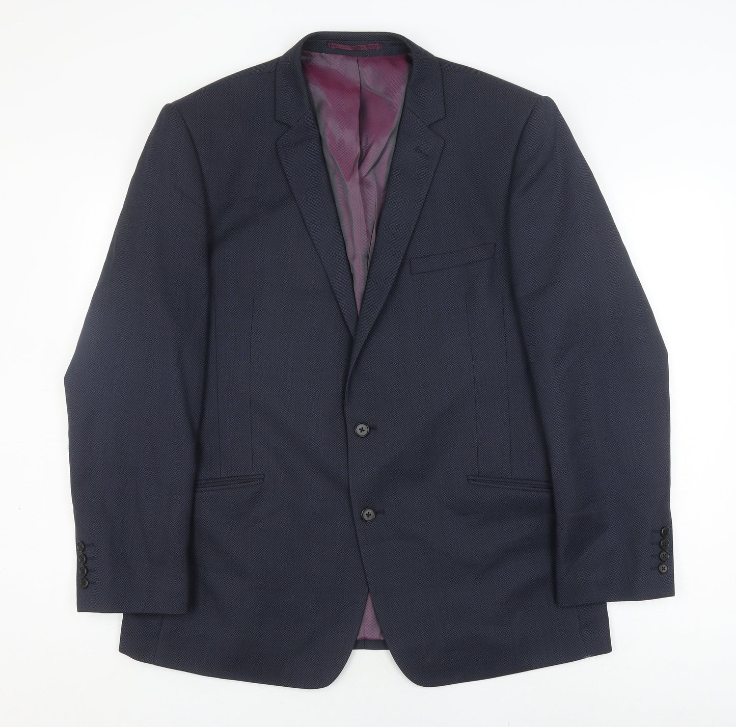 Mens UK Size 44 NEXT Regular Blue Suit Jacket