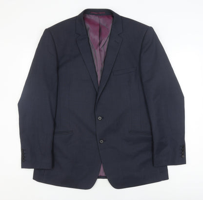 Mens UK Size 44 NEXT Regular Blue Suit Jacket