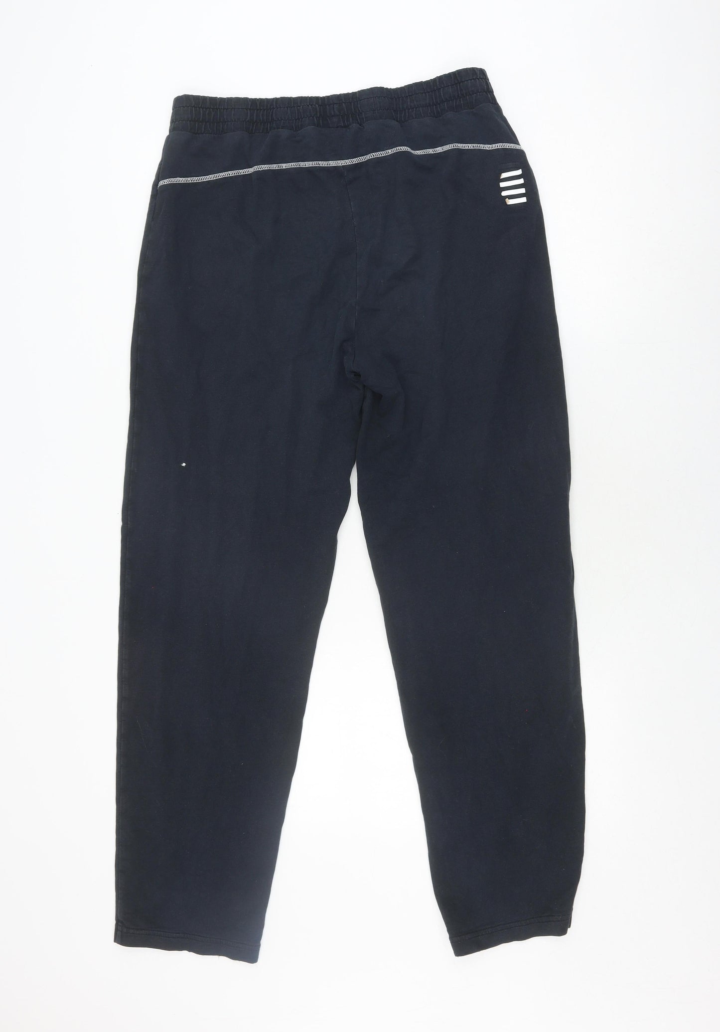 Emporio Armani Men's Black Joggers, Size S, Stylish Gym Wear