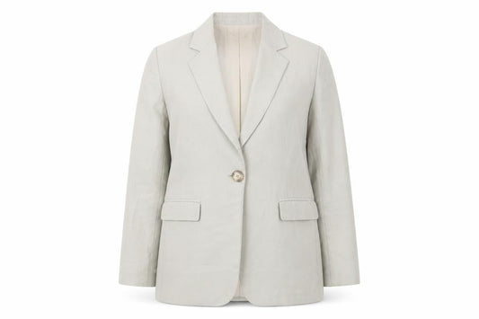 Womens UK Size 6 Massimo Dutti Beige Basic Jacket