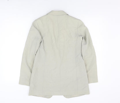 Womens UK Size 6 Massimo Dutti Beige Basic Jacket
