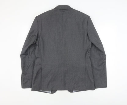 Mens UK Size 40 Marks and Spencer Regular Grey Suit Jacket