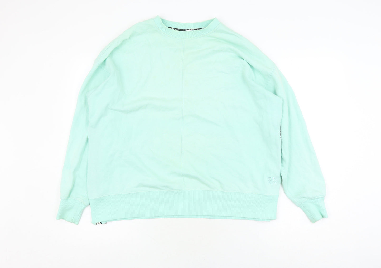 DKNY Women's Green Pullover Sweatshirt Size S