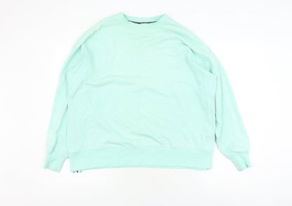 DKNY Women's Green Pullover Sweatshirt Size S