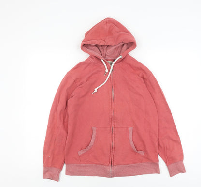 Twisted Soul Unisex Red Full Zip Hoodie XS