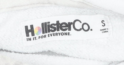 Womens UK Size S Hollister Co. Grey Pullover Hoodie