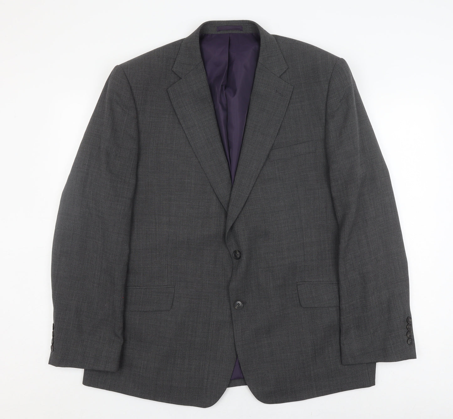 Mens UK Size 46 Marks and Spencer Regular Grey Suit Jacket