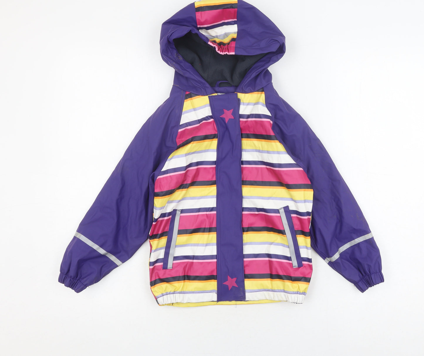 Lupilu Girls Multicoloured Striped Rain Coat Size 116