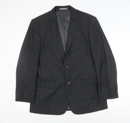 Mens UK Size 40 Jack Reid Regular Grey Suit Jacket