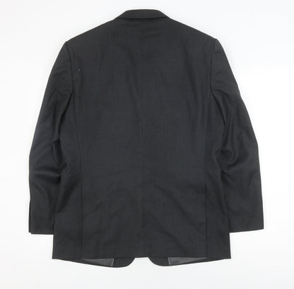 Mens UK Size 40 Jack Reid Regular Grey Suit Jacket