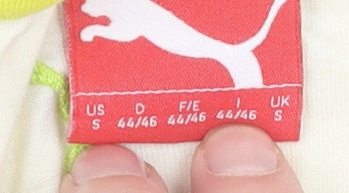 Puma Men's White Cotton Sports T-Shirt S