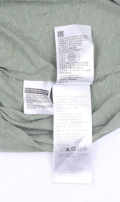 Levi's Men's Green Crew Neck T-Shirt L