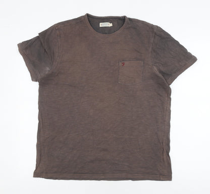 Mens UK Size L Farah Black  T-Shirt