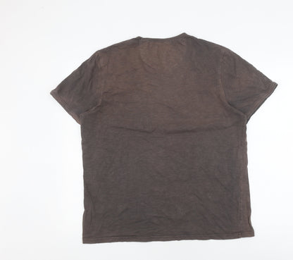 Mens UK Size L Farah Black  T-Shirt