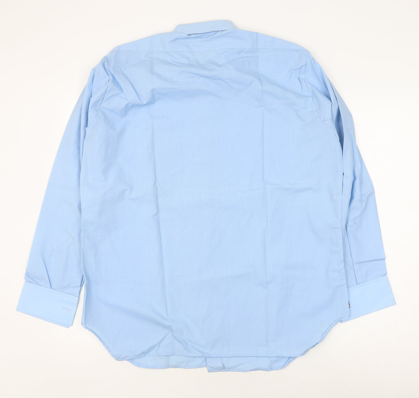 Caravelle Tootal Men's Blue Button-Up Shirt 16