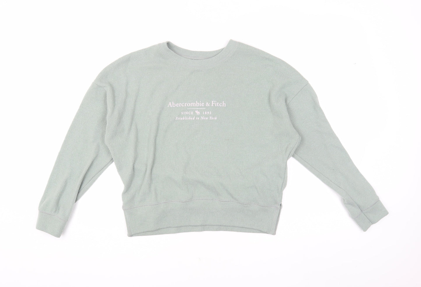 Abercrombie & Fitch Women's Green Pullover Sweater S