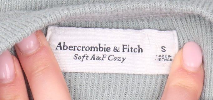 Abercrombie & Fitch Women's Green Pullover Sweater S