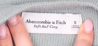 Abercrombie & Fitch Women's Green Pullover Sweater S
