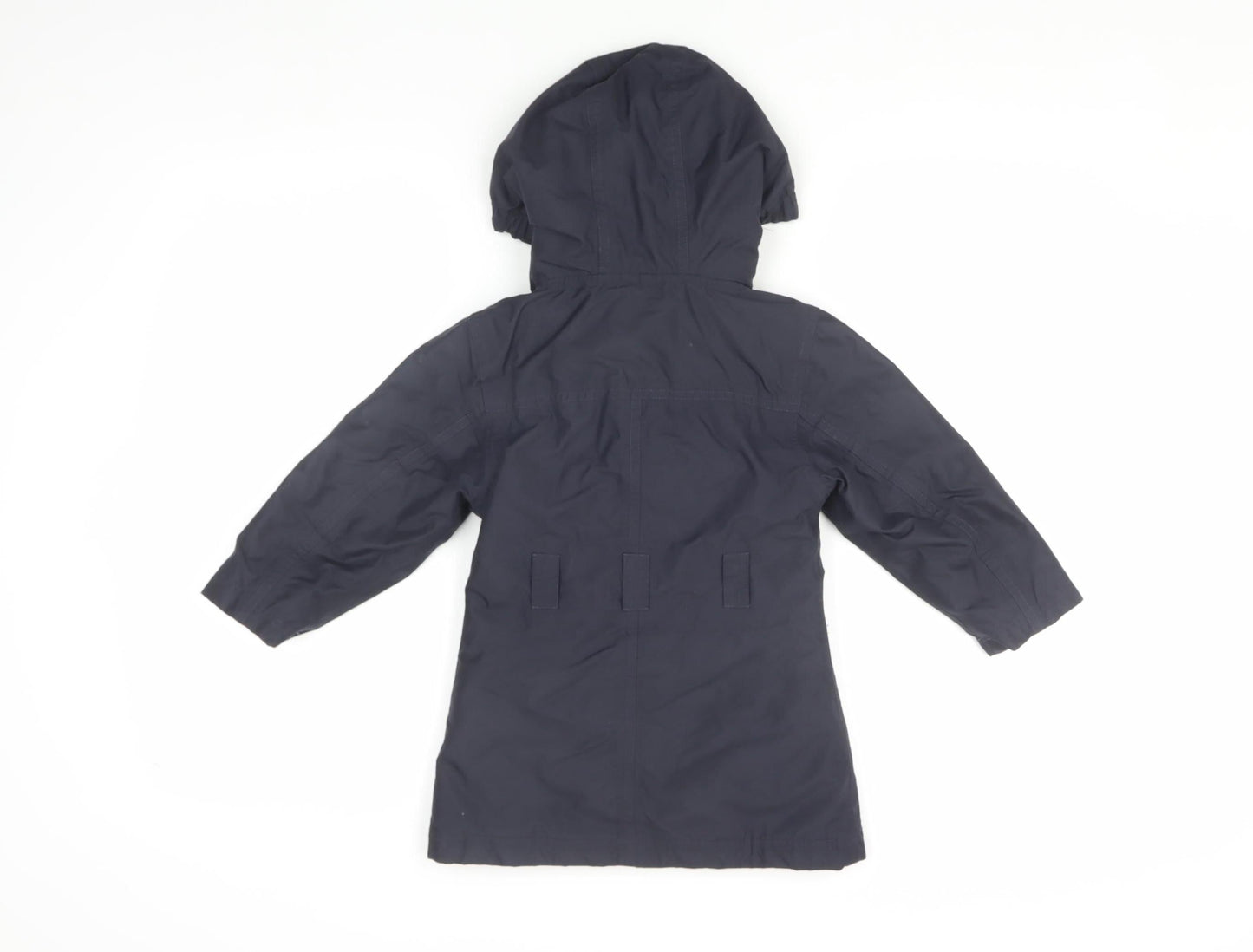 Peter Storm Girls Blue Parka Coat 3-4 Years