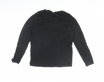 Minecraft Kids Black Sequin Long Sleeve T-Shirt 10-11 Years