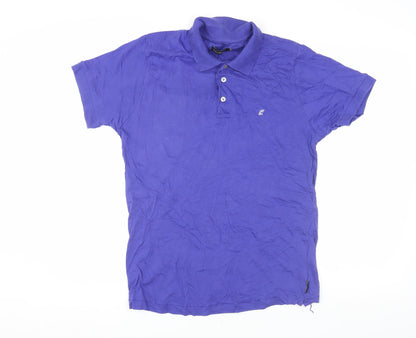 French Connection Men's Purple XL Polo Shirt