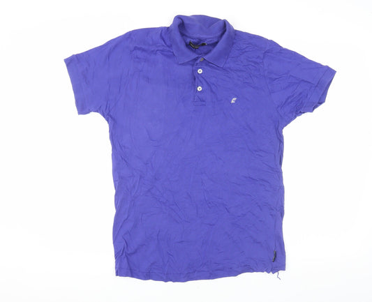 French Connection Men's Purple XL Polo Shirt