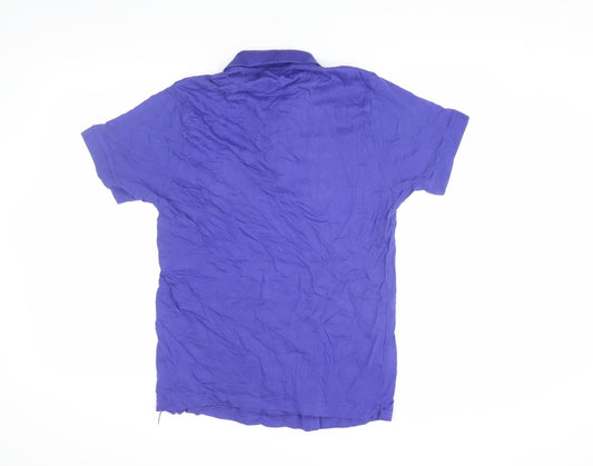French Connection Men's Purple XL Polo Shirt