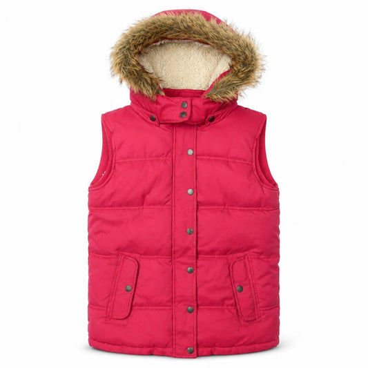 Teens UK Size 14 FatFace Pink Puffer Jacket