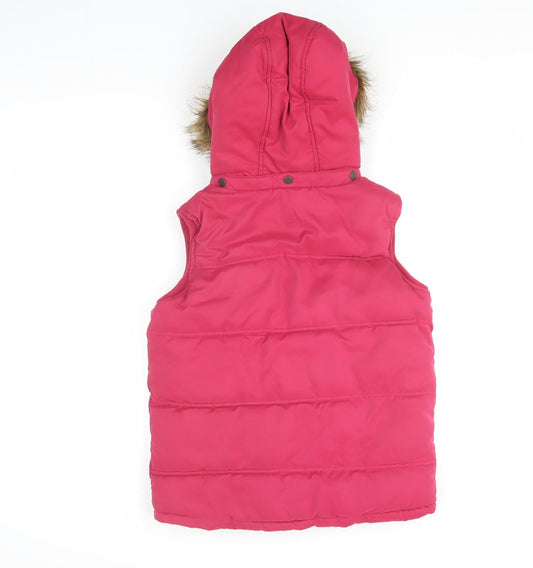 Teens UK Size 14 FatFace Pink Puffer Jacket