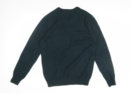 Maine New England Men's Green V-Neck Jumper M