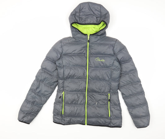 Dare2b Women's Grey Puffer Jacket, Size 8, Winter Wear