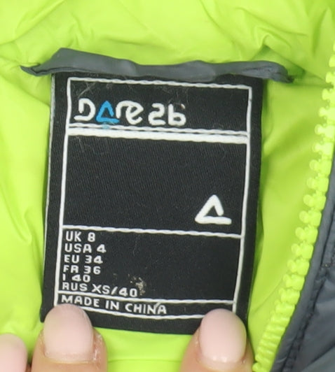 Dare2b Women's Grey Puffer Jacket, Size 8, Winter Wear