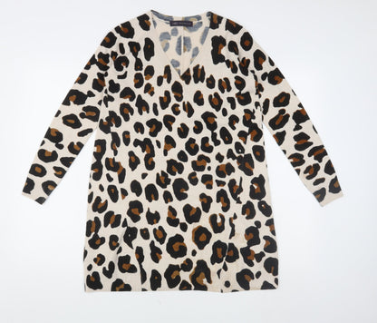 Marks and Spencer Women's Animal Print Knit Dress Size 6