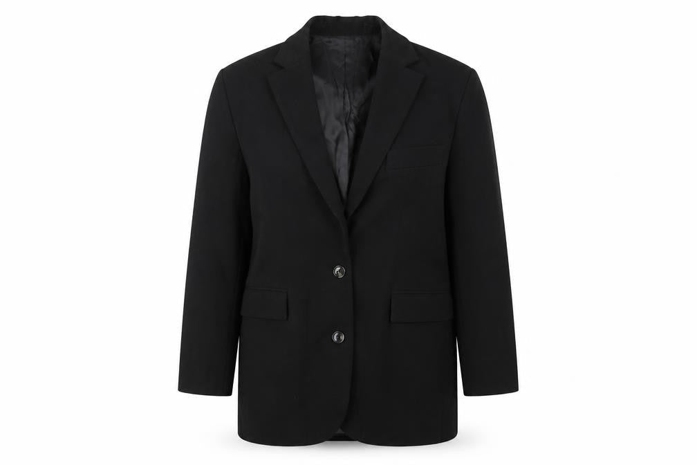 Womens UK Size L Mango Black Basic Jacket