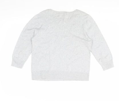 Womens UK Size M Oasis Ivory Pullover Jumper