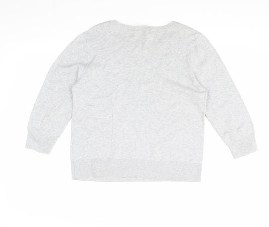 Womens UK Size M Oasis Ivory Pullover Jumper