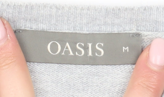 Womens UK Size M Oasis Ivory Pullover Jumper