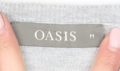 Womens UK Size M Oasis Ivory Pullover Jumper