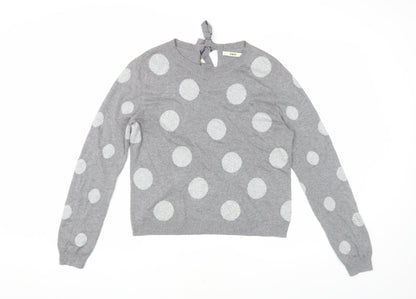 Womens UK Size M Oasis Grey Pullover Jumper