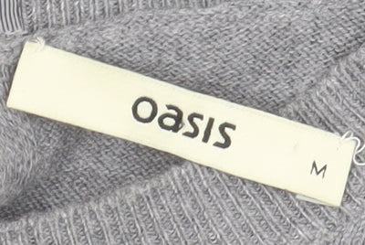 Womens UK Size M Oasis Grey Pullover Jumper