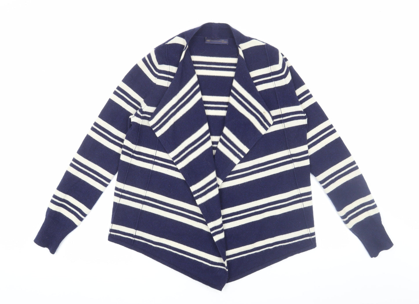 Womens UK Size S Marks and Spencer Blue Cardigan Jumper