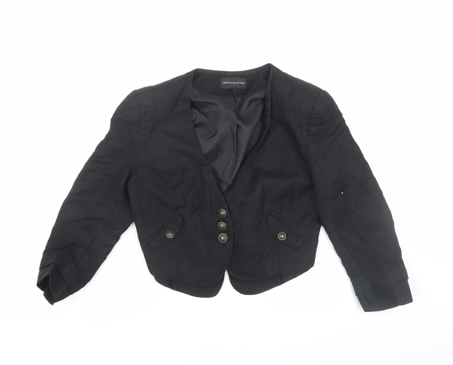 Womens UK Size 10 Marks and Spencer Black Blazer