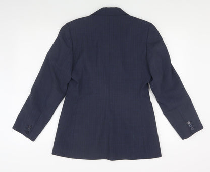 Next Women's Blue Pinstripe Suit Jacket Size 12