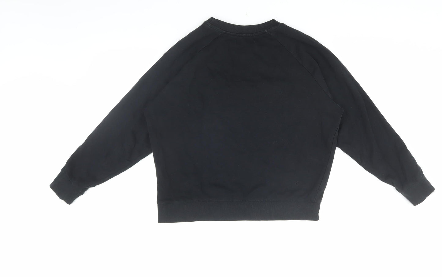 Womens UK Size S Pull & Bear Black Pullover Sweatshirt