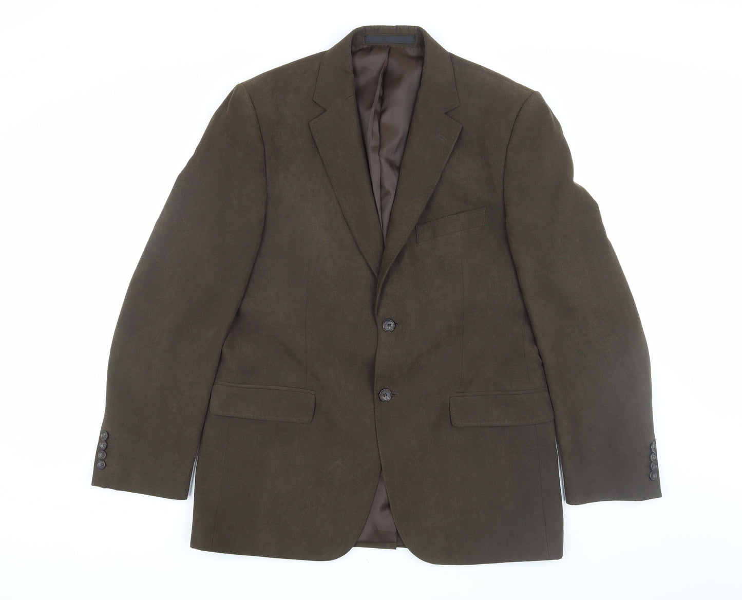 Mens UK Size 40 Marks and Spencer Regular Brown Suit Jacket