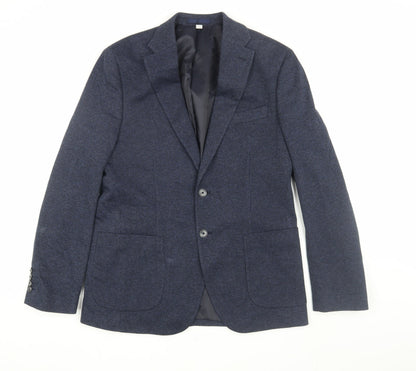 Mens UK Size 40 Marks and Spencer Regular Navy Suit Jacket