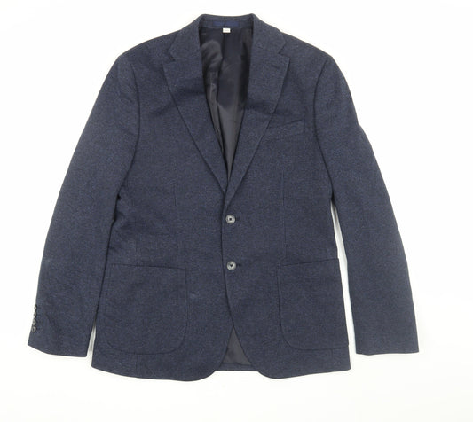 Mens UK Size 40 Marks and Spencer Regular Navy Suit Jacket