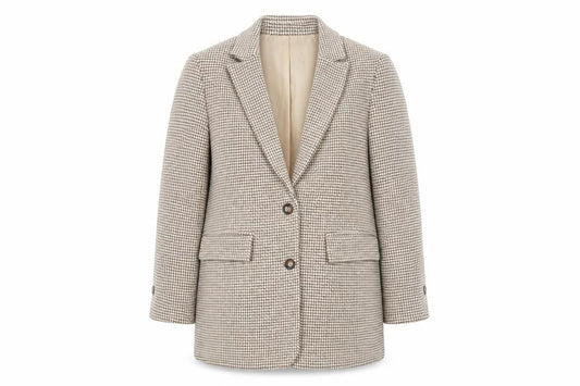 Womens UK Size S Zara Beige Basic Jacket